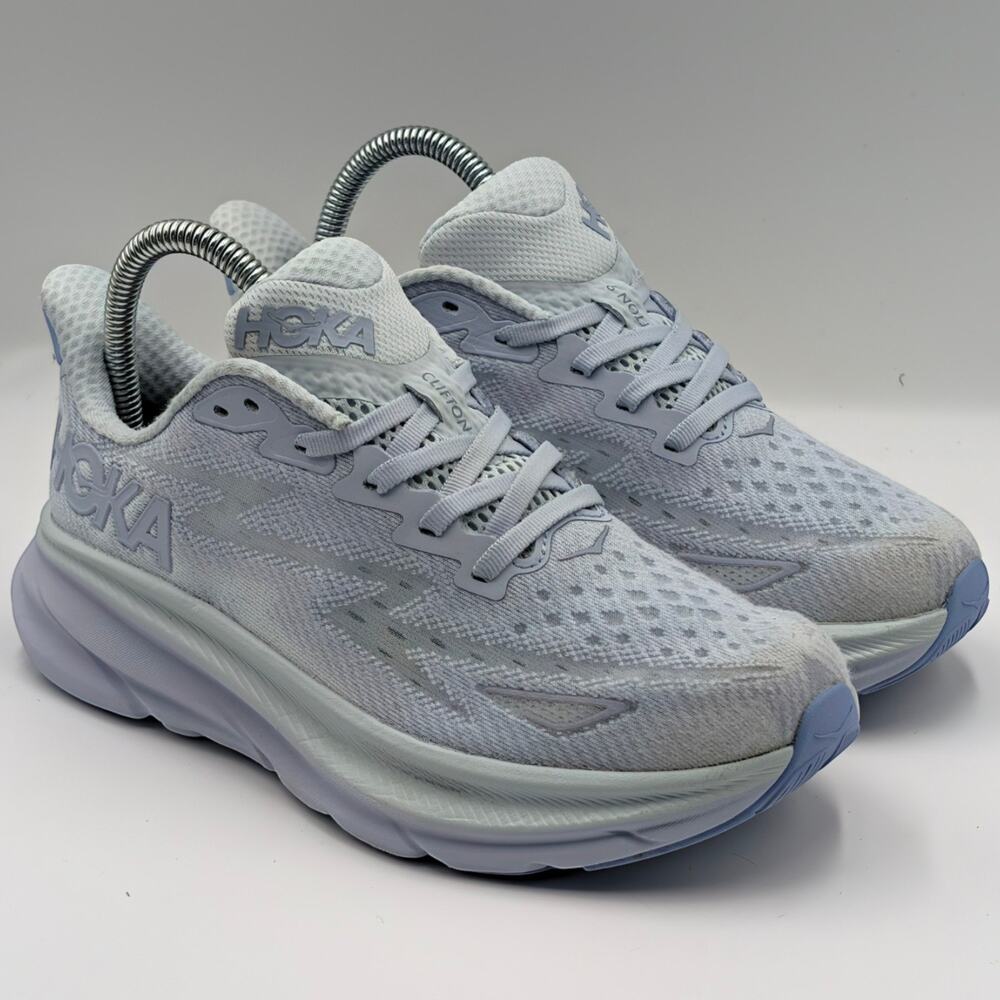 Hoka One One Clifton 9 Ether Illusion Womens 6.5B (UK 5) Running Shoes Sneakers